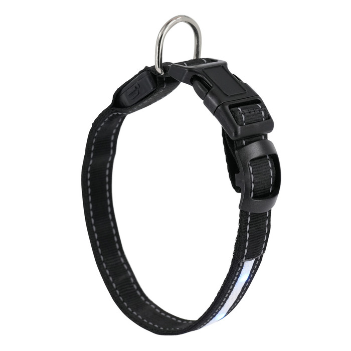 LED-halsband t/hund 45-47 cm Petzone